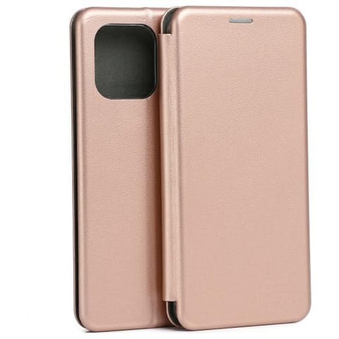 ⁨Etui Beline Book Magnetic Moto G05       różowo-złoty/rosegold⁩ w sklepie Wasserman.eu