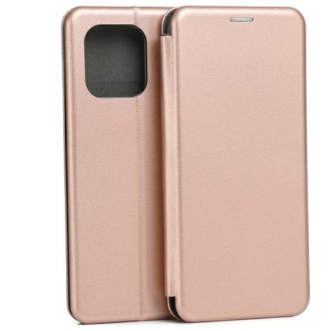 ⁨Etui Beline Book Magnetic Moto G15       różowo-złoty/rosegold⁩ w sklepie Wasserman.eu
