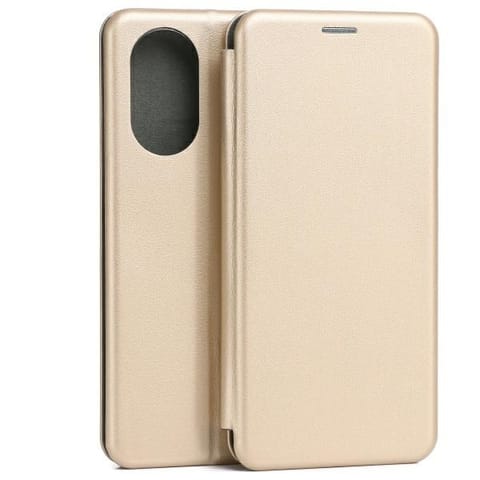 ⁨Etui Beline Book Magnetic Realme 12 Lite złoty/gold⁩ w sklepie Wasserman.eu