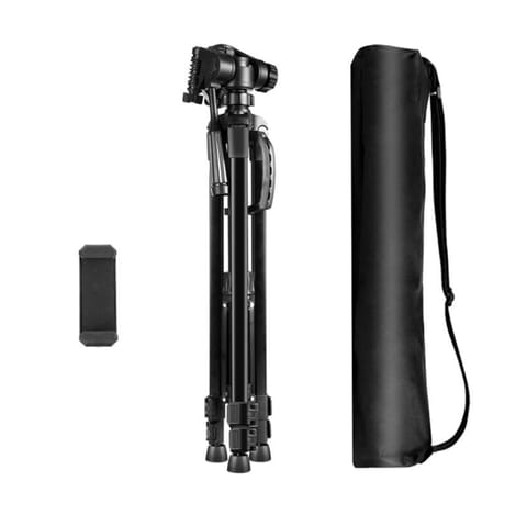 ⁨Puluz Tripod with 3D 360° Head + Phone Holder PU3096B⁩ at Wasserman.eu