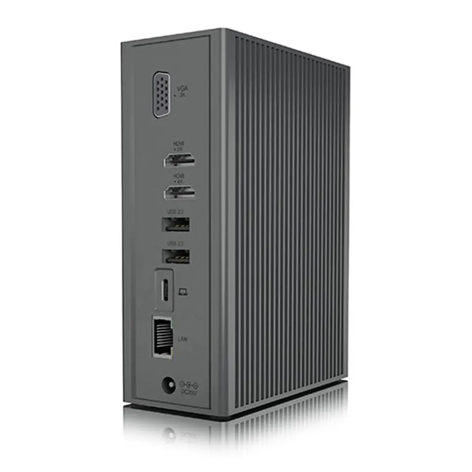 ICY BOX IB-DK2262AC 14in1,USB,LAN,HDMI,VGA, at Wasserman.eu