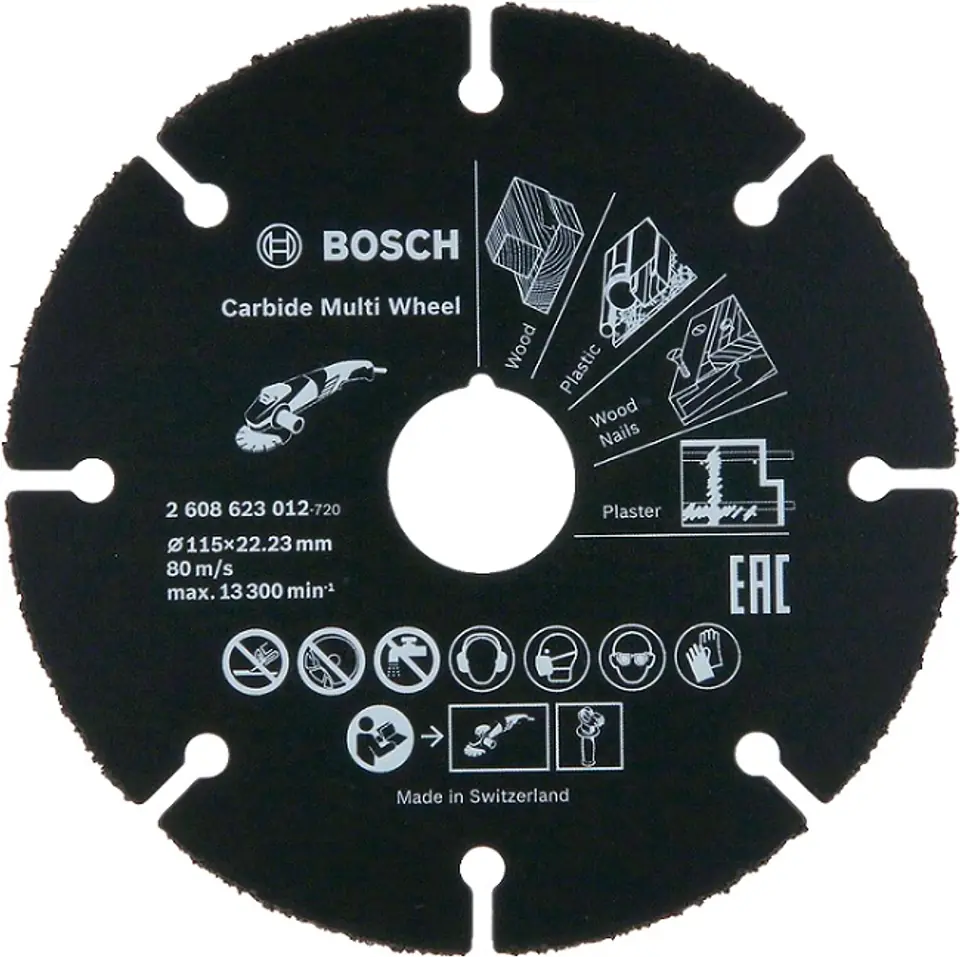 ⁨CARBIDE UNIVERSAL DISC MULTI WHEEL 115MM⁩ at Wasserman.eu