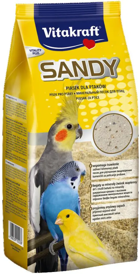 ⁨VITAKRAFT SANDY 2,5kg sand d/birds⁩ at Wasserman.eu