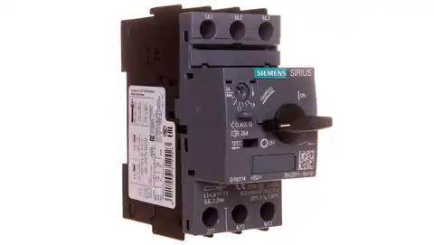 ⁨Motor circuit breaker 3P 0,75kW 1,4-2A S00 3RV2011-1BA10⁩ at Wasserman.eu
