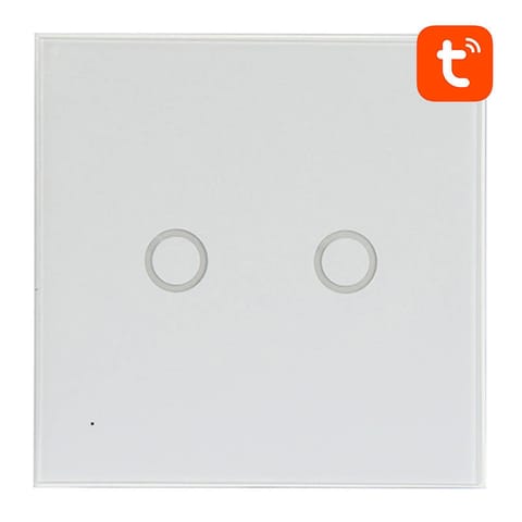 ⁨Inteligentny 2-kanałowy Włącznik Światła NEO NAS-SC02WE, WiFi⁩ w sklepie Wasserman.eu