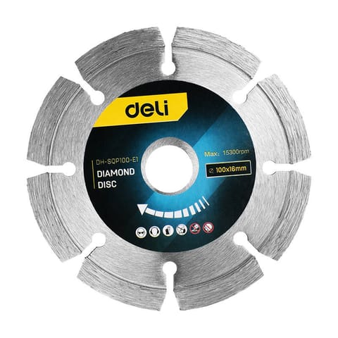 ⁨Ostrze do piły diamentowe Deli Tools EDH-SQP100-E1⁩ w sklepie Wasserman.eu