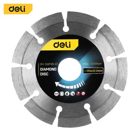 ⁨Ostrze do piły diamentowe Deli Tools EDH-SQP125-E1⁩ w sklepie Wasserman.eu