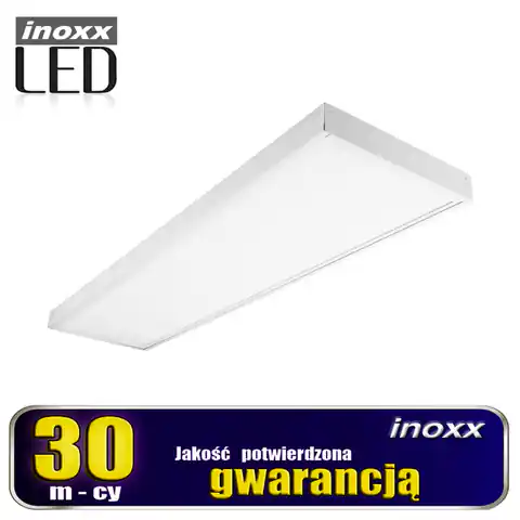 ⁨Decken-LED-Panel 120x30 36w Lampe schlanke Kassette 3000k warm + Oberflächenrahmen⁩ im Wasserman.eu