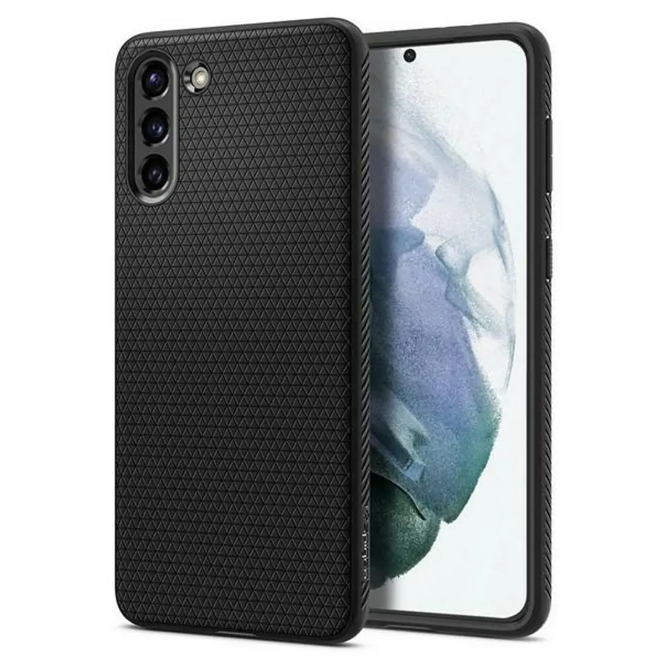 ⁨Spigen Liquid Air Samsung G991 S21 czarny mat/black matte ACS02422⁩ w sklepie Wasserman.eu