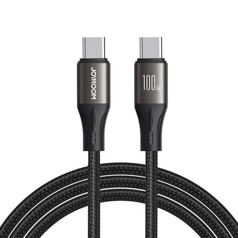 ⁨Kabel Joyroom Light-Speed USB-C do USB-C  SA25-CC5 , 100W , 1.2m (czarny)⁩ w sklepie Wasserman.eu