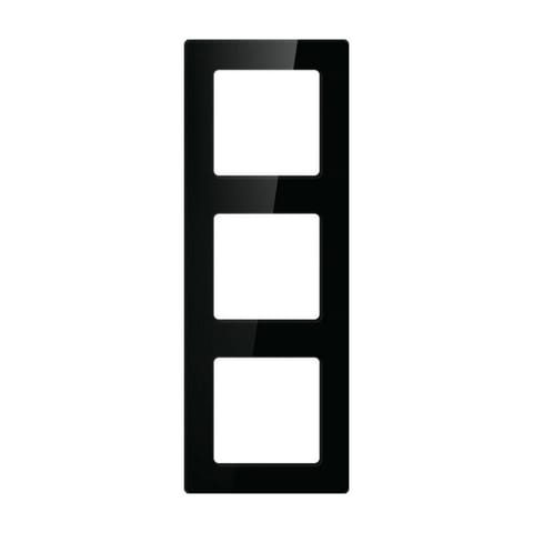 ⁨Ramka do włączników Światła Avatto N-TS10-Frame-B3 Potrójna (czarna)⁩ w sklepie Wasserman.eu