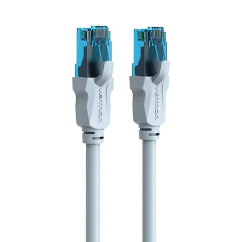 ⁨Kabel sieciowy UTP CAT5E Vention VAP-A10-S1500 RJ45 Ethernet 100Mbps 15m niebieski⁩ w sklepie Wasserman.eu
