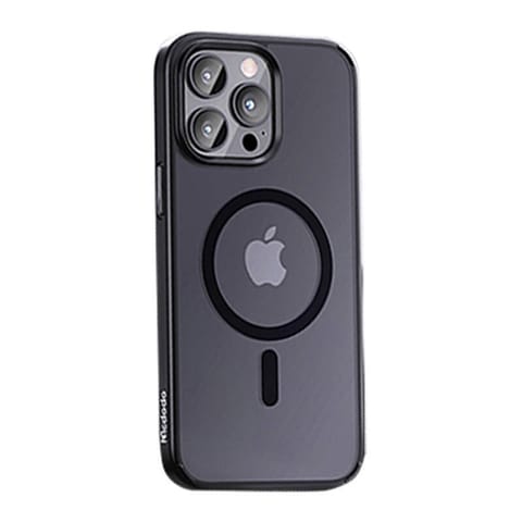 ⁨Etui McDodo Magnetic do iPhone 15 Pro Max (czarny)⁩ w sklepie Wasserman.eu