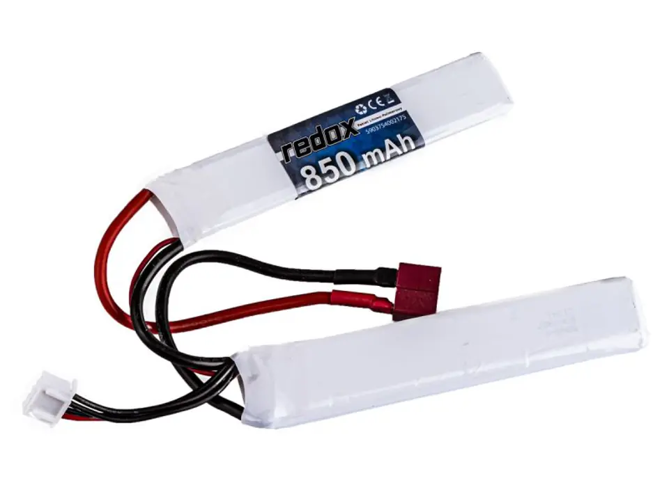 ⁨Pakiet Akumulator ASG Redox LiPo 11,1V 850mAh 20c 2+1⁩ w sklepie Wasserman.eu