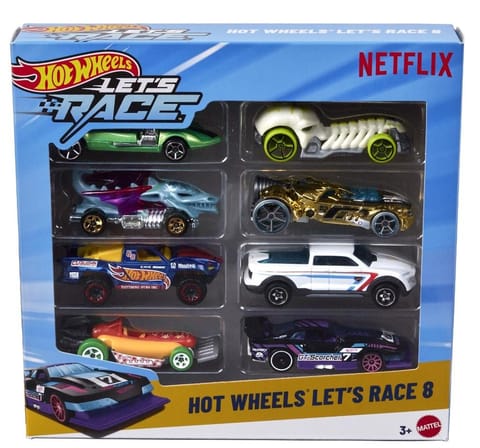 ⁨Hot Wheels Let's Race Zestaw 8 pojazdów⁩ w sklepie Wasserman.eu