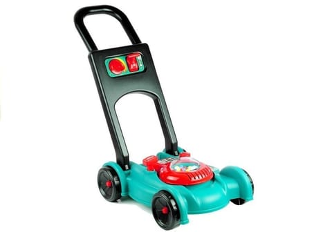 ⁨Zestaw Ogrodnika Kosiarka Kask Kanister Pchacz⁩ w sklepie Wasserman.eu