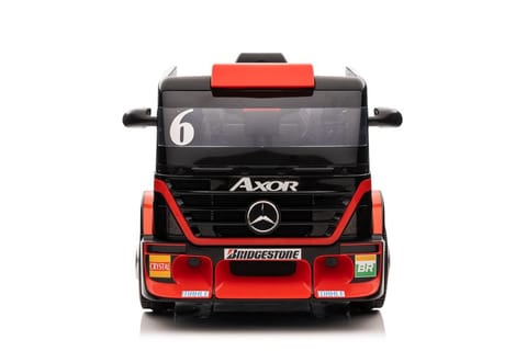 ⁨Battery-powered car Mercedes + semitrailer XMX622B red LCD⁩ at Wasserman.eu