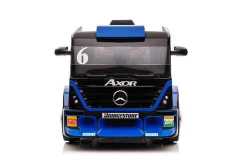 ⁨Battery-powered car Mercedes + semi-trailer XMX622B navy LCD⁩ at Wasserman.eu