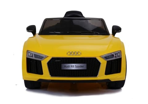 ⁨Pojazd na Akumulator Audi R8 JJ2198 Żółte⁩ w sklepie Wasserman.eu