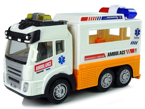 ⁨Ambulans Autko na Baterie Światło Dźwięki⁩ w sklepie Wasserman.eu