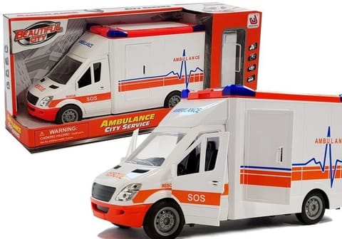 ⁨Ambulans na Baterie z noszami Dźwięk i Światło⁩ w sklepie Wasserman.eu