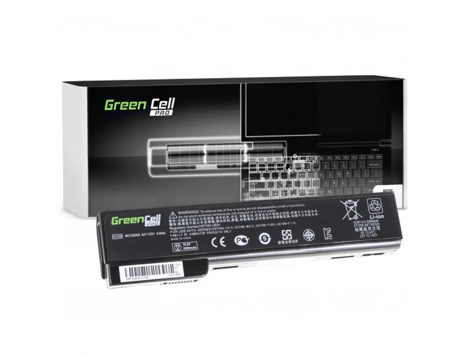 ⁨Bateria do HP 8460p CC06XL 11,1V 5,2Ah⁩ w sklepie Wasserman.eu