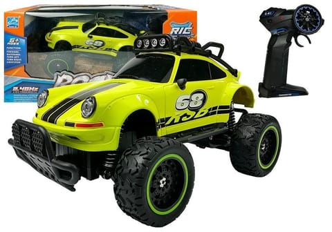 ⁨Auto Zdalnie Sterowane R/C Beetle Zielone 6.5 km/h 2.4G⁩ w sklepie Wasserman.eu