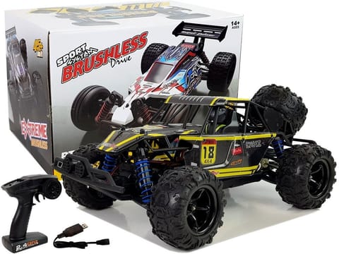 ⁨Off-road car remote controlled buggy 1:18 yellow ENOZE 9303E 45 km/h⁩ at Wasserman.eu