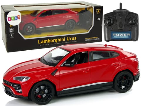 ⁨Auto R/C 1:24 Lamborghini Urus Czerwony 2.4 G Światła⁩ w sklepie Wasserman.eu