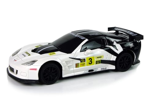 ⁨Auto Sportowe Wyścigowe  R/C 1:24 Corvette C6.R Biały 2.4 G Światła⁩ w sklepie Wasserman.eu