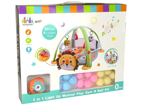 ⁨Educational mat Lion Playpen Balls for the baby Melodies⁩ at Wasserman.eu