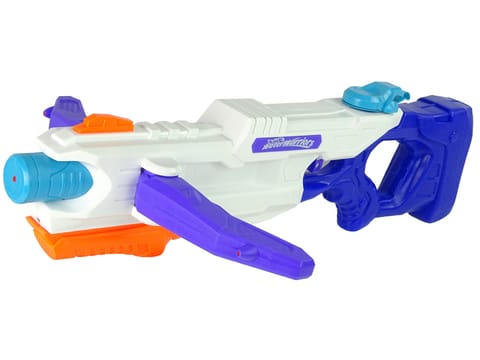 ⁨Water Gun 1000ml White - Blue Folding Arm 60 cm Range 8 m⁩ at Wasserman.eu