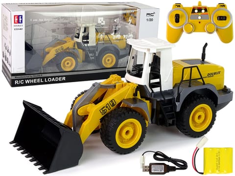⁨Koparka Zdalnie Sterowana Ładowarka R/C 1:20 Unoszone Ramię⁩ w sklepie Wasserman.eu