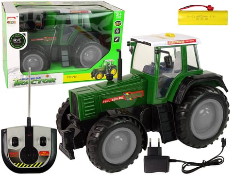 ⁨Zielono-Czarny Traktor R/C Zdalnie Sterowany 38 cm⁩ w sklepie Wasserman.eu