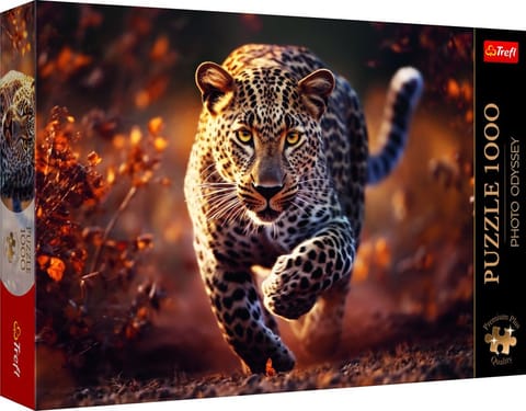 ⁨Puzzle- "1000 Premium Plus" - Photo Odyssey: Dziki Leopard Trefl 10818⁩ w sklepie Wasserman.eu