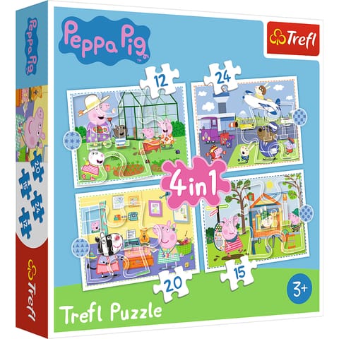 ⁨Puzzle 4in1 Peppa`s holiday memories⁩ at Wasserman.eu