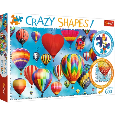 ⁨Puzzle - 600 Crazy Shapes - Kolorowe balony 11112⁩ w sklepie Wasserman.eu