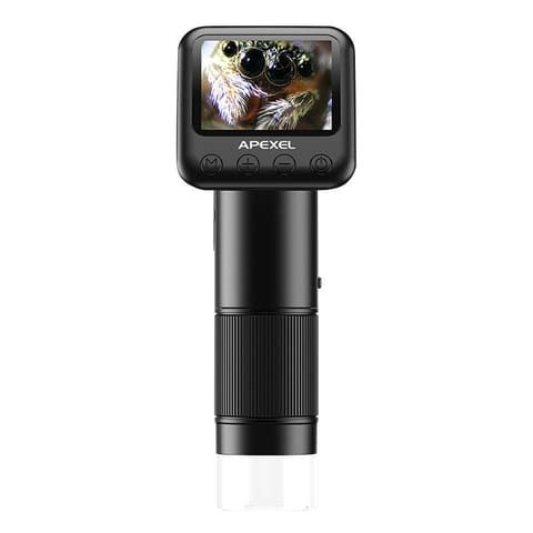 ⁨Mikroskop cyfrowy LCD APEXEL APL-MS008 (czarny)⁩ w sklepie Wasserman.eu