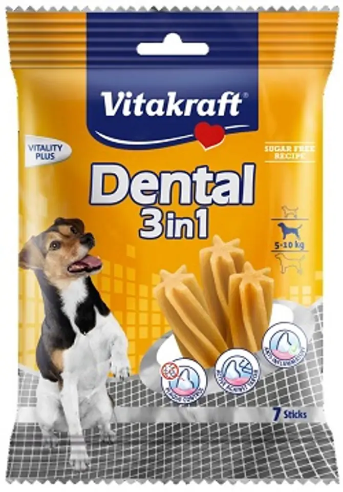 ⁨VITAKRAFT DENTAL 3w1 S przysmak dla psa 120g⁩ w sklepie Wasserman.eu