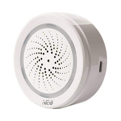 ⁨Inteligentna Syrena Alarmowa NEO NAS-AB02W, 100dB, WiFi TUYA⁩ w sklepie Wasserman.eu
