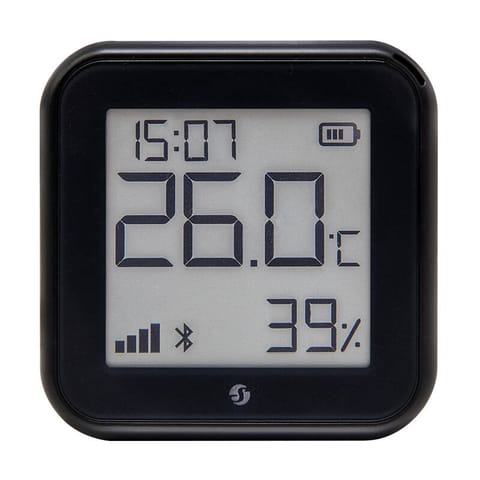 ⁨Czujnik temperatury i wilgotności WiFi Shelly H&T Gen3 (czarny)⁩ w sklepie Wasserman.eu