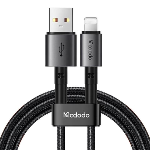 ⁨Kabel USB do lightning Mcdodo CA-3581, 3A, 1.8m (czarny)⁩ w sklepie Wasserman.eu
