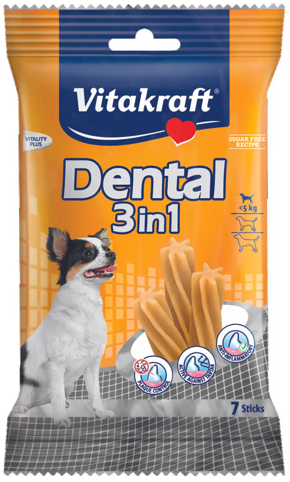 ⁨VITAKRAFT DENTAL 3W1 XS przysmak dla psa 70g⁩ w sklepie Wasserman.eu
