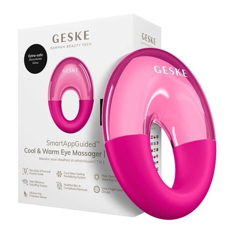 ⁨Masażer do oczu Cool & Warm 7w1 Geske (magenta)⁩ w sklepie Wasserman.eu