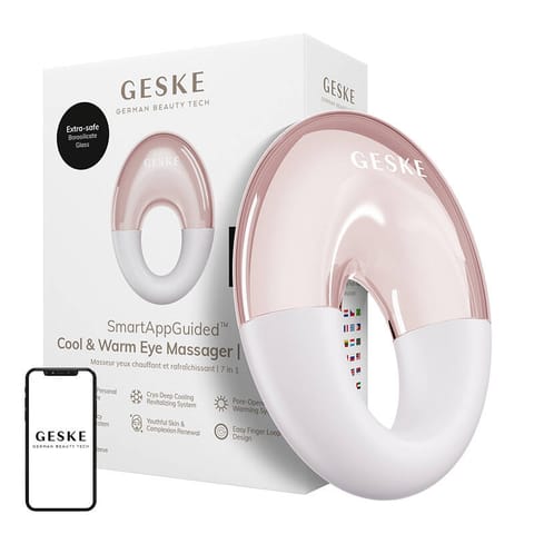 ⁨Masażer do oczu Cool & Warm 7w1 Geske (starlight)⁩ w sklepie Wasserman.eu