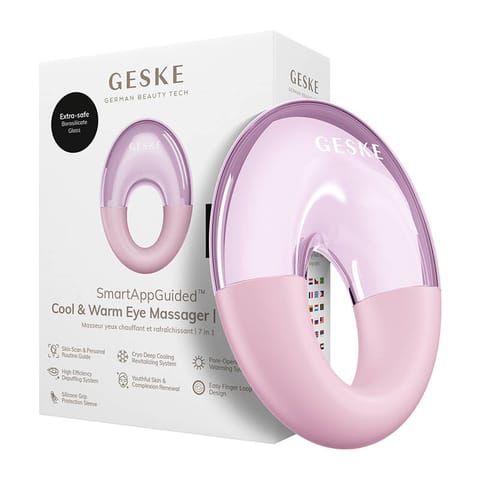 ⁨Masażer do oczu Cool & Warm 7w1 Geske (różowy)⁩ w sklepie Wasserman.eu