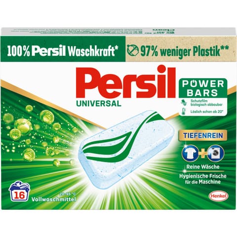 ⁨Persil Universal Power Bars Tabletki do Prania 16 prań DE⁩ w sklepie Wasserman.eu