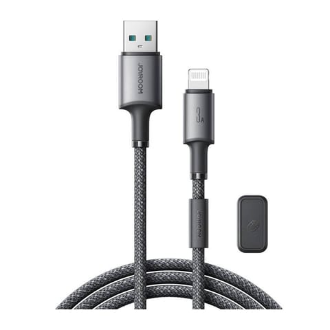 ⁨Kabel Joyroom S-A50 Unlimited 3A USB - Lightning 1.2m szary⁩ w sklepie Wasserman.eu