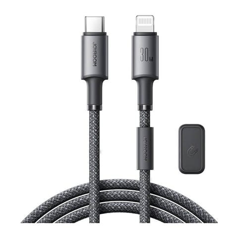 ⁨Kabel USB-C Lightning Joyroom 30W, 1.2m szary⁩ w sklepie Wasserman.eu