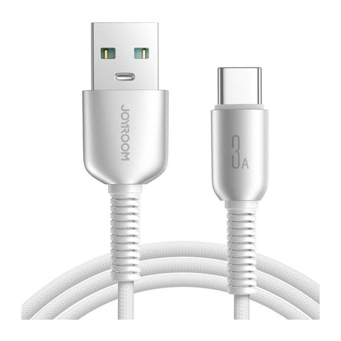 ⁨Kabel USB USB-C Joyroom S-A51 Cutting-Edge 3A 1.2m szary⁩ w sklepie Wasserman.eu
